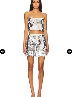 Saylor Griselda Metallic Sequin Set Small